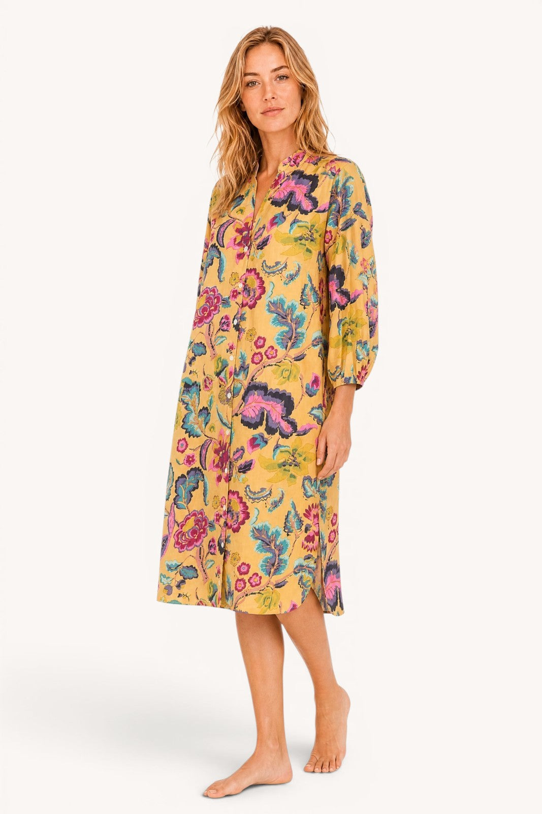Robe Mandu VINTAGE MOUTARDE