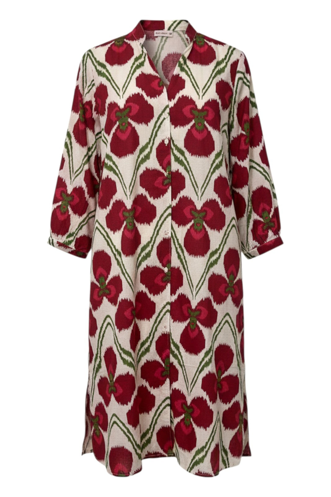 Nightdress Mandu IKAT BORDEAUX