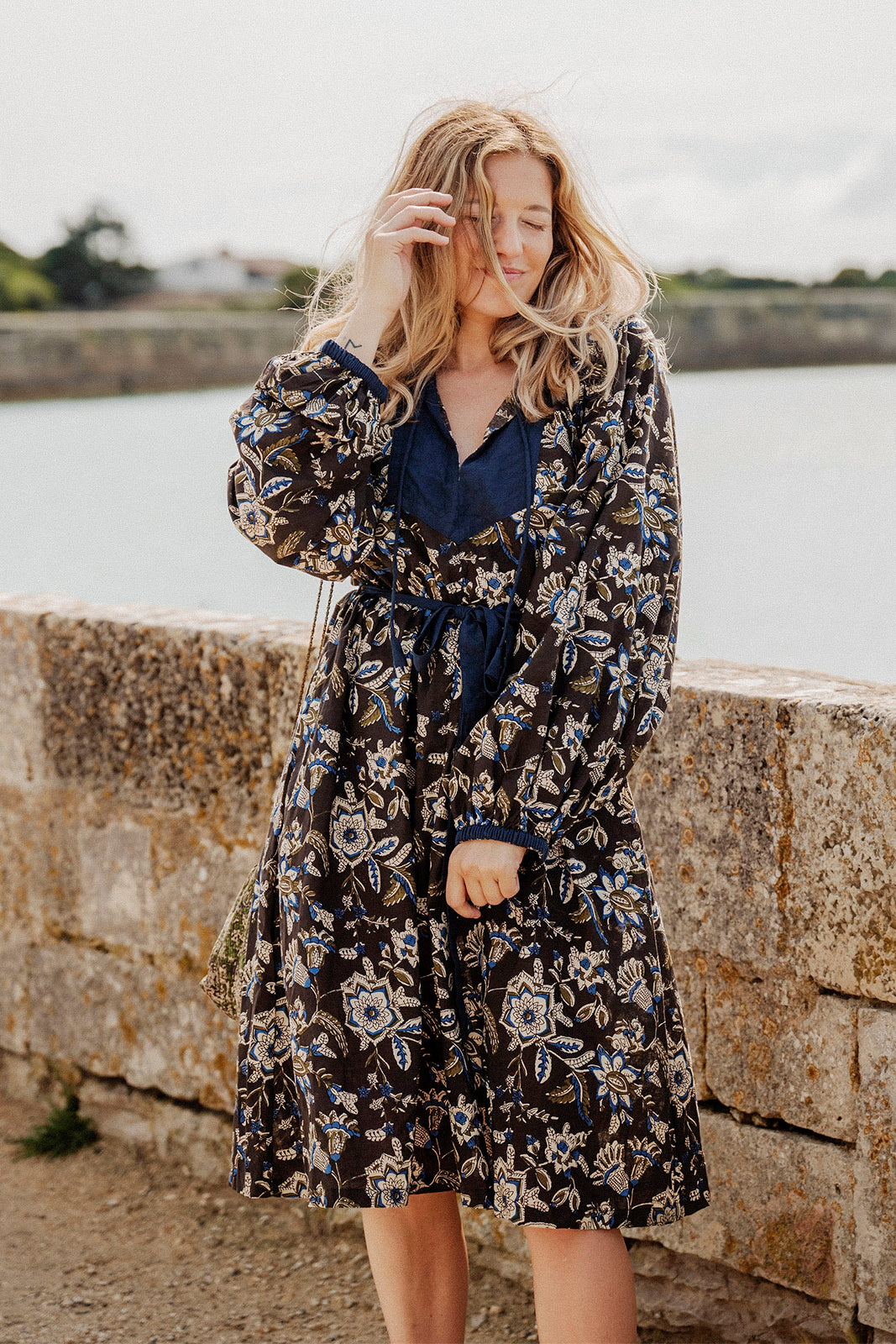 Robe Ruchika HIBISCUS KAKI