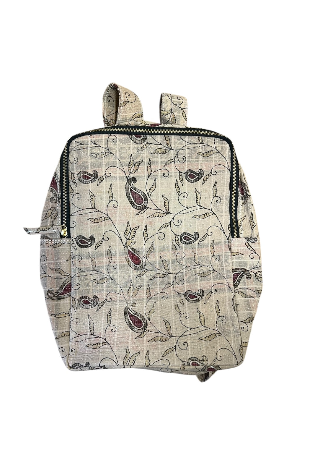 Sac à dos Kantha Bengale ECRU