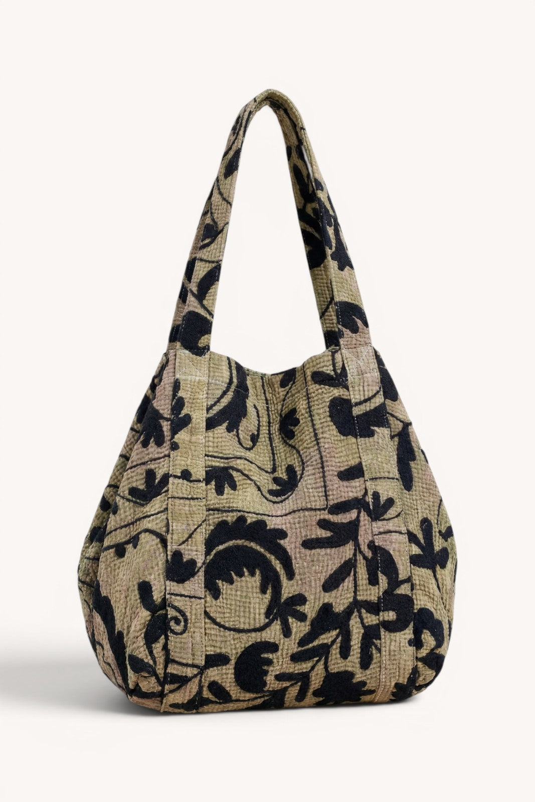 Sac cabas brodé BICOLOR