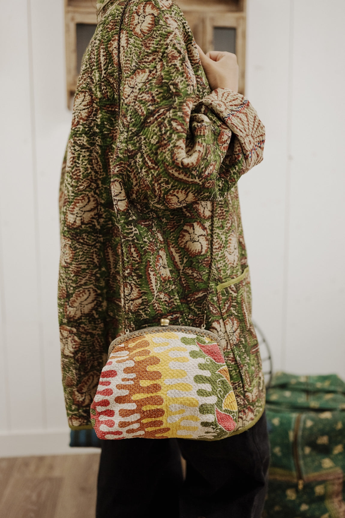Sac Grand-mère kantha