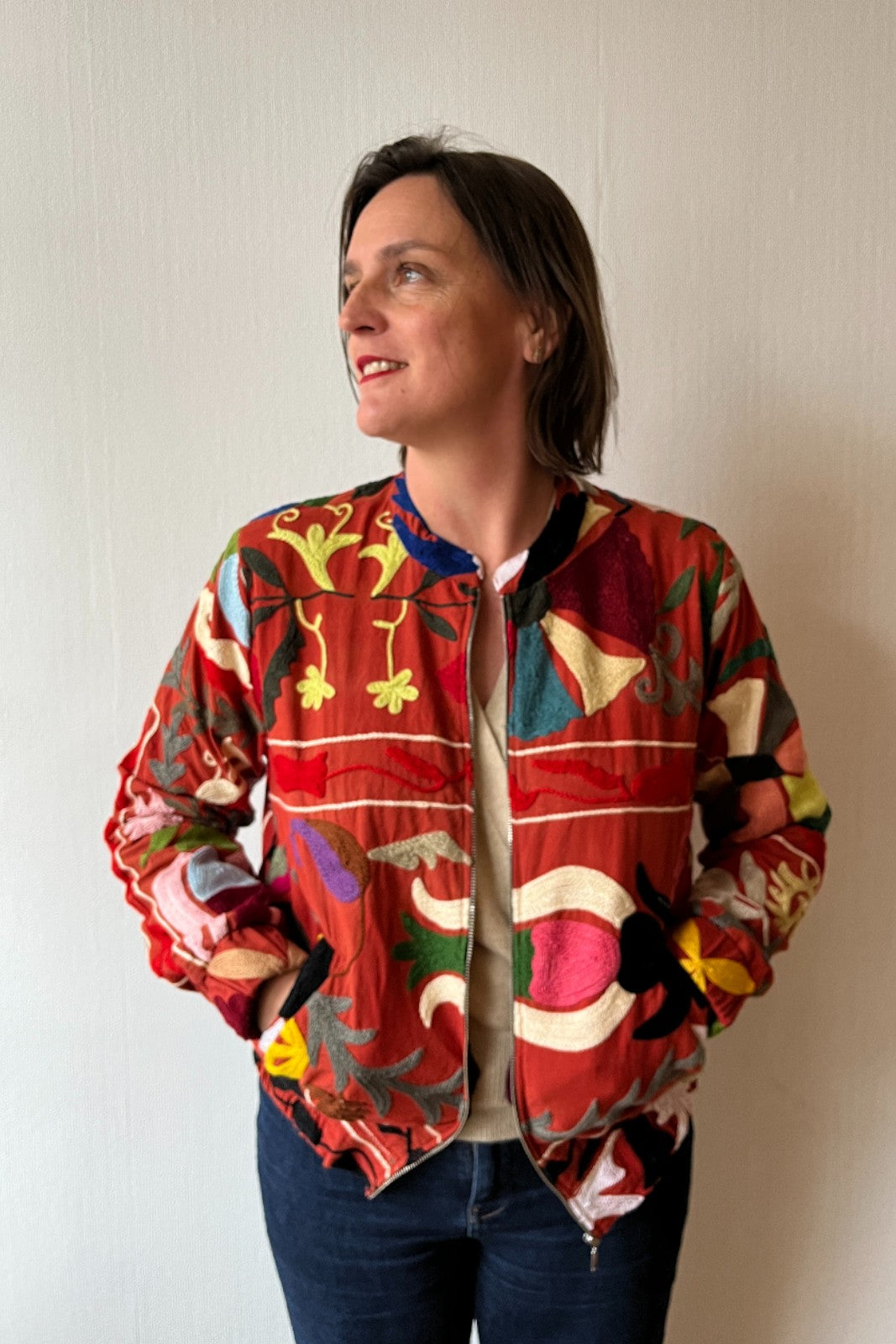 Teddy Suzani FOND TERRACOTTA