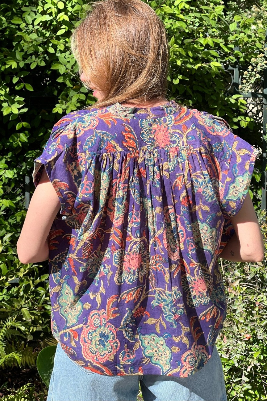 top butterfly coton indien