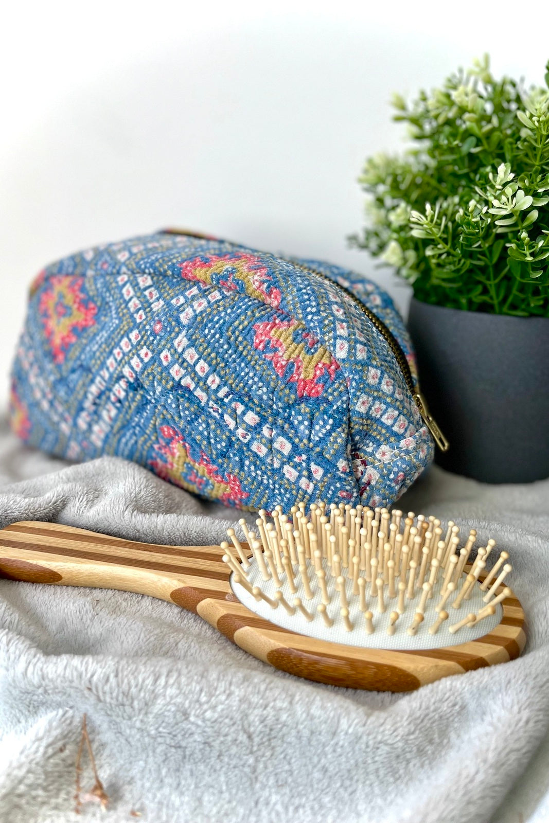 trousse toilette ovale bengale kantha