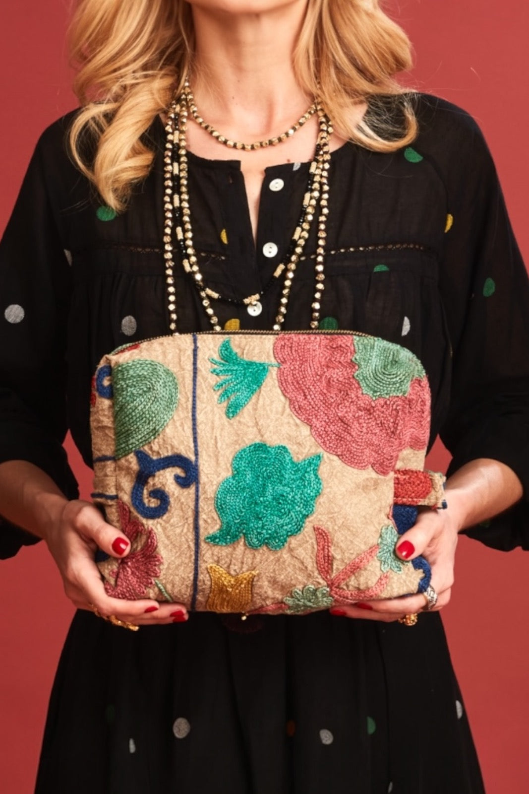 vanity suzani ocre suzani