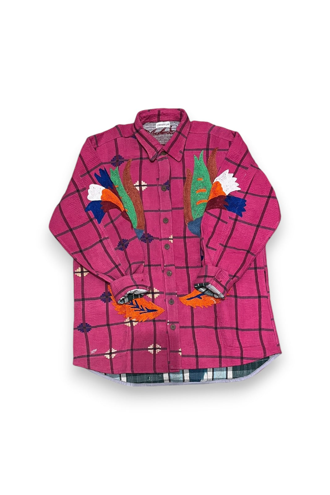 Veste Baya Kantha Brodée ROSE