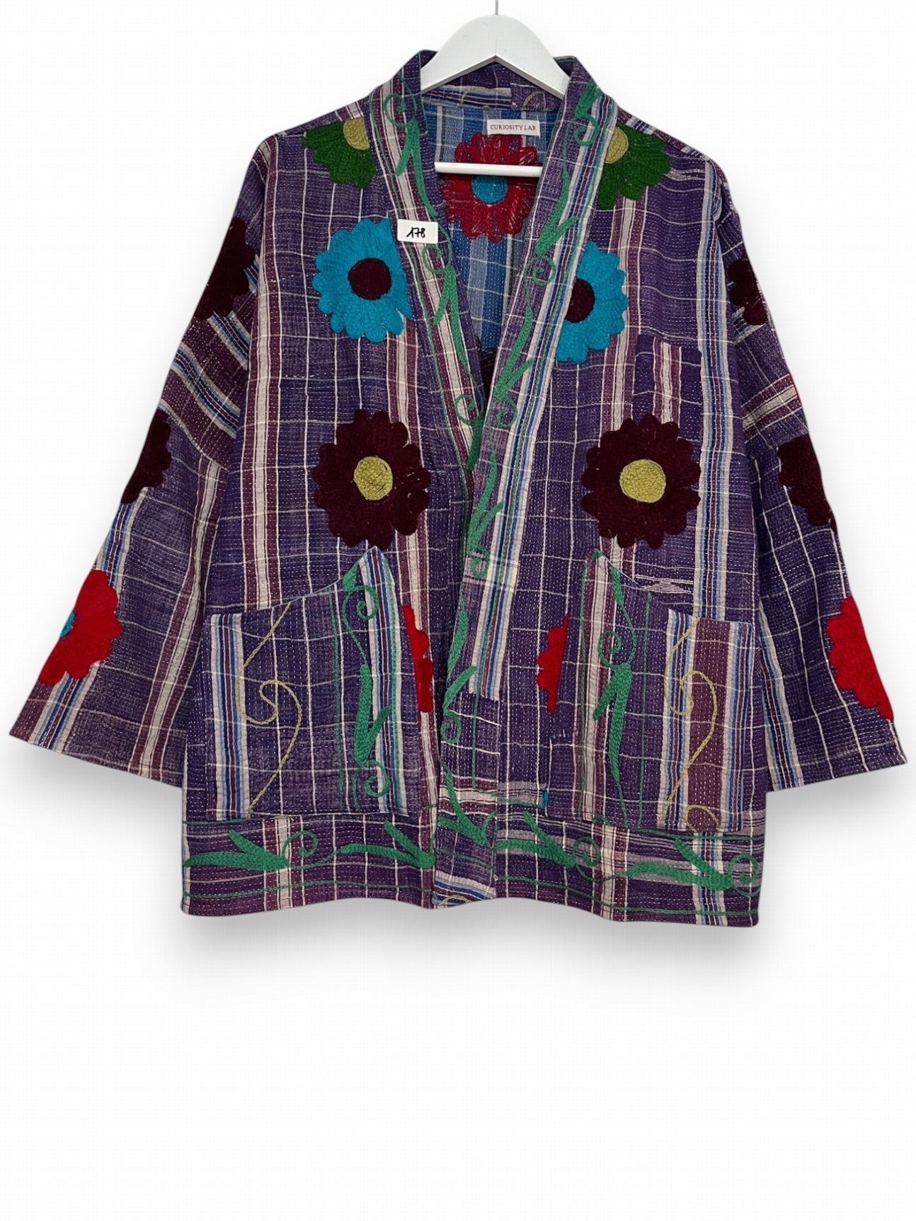 Veste Bengal Kantha brodé MEHSANA