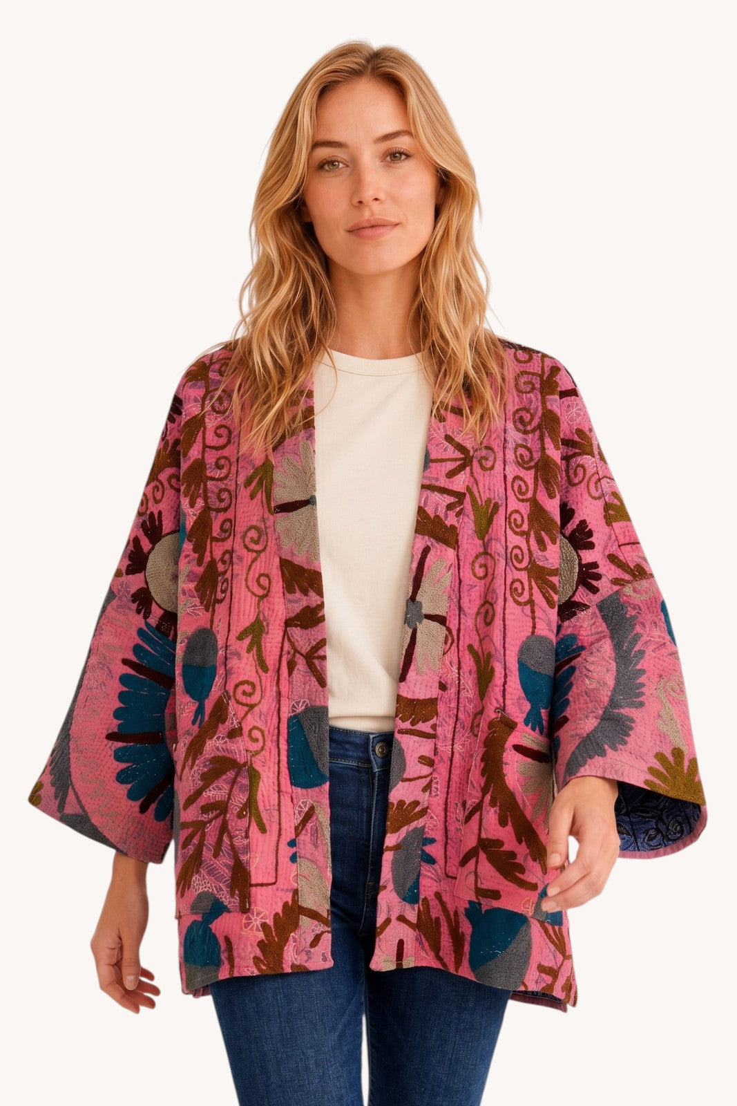 Veste Bengal Kantha brodé VADNAGAR