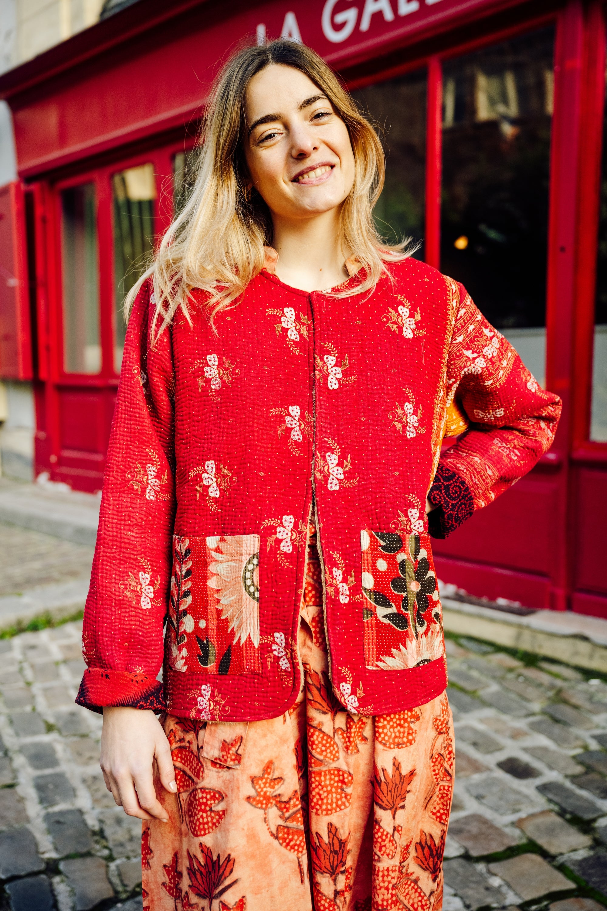 veste kantha doublee baniyaan kantha