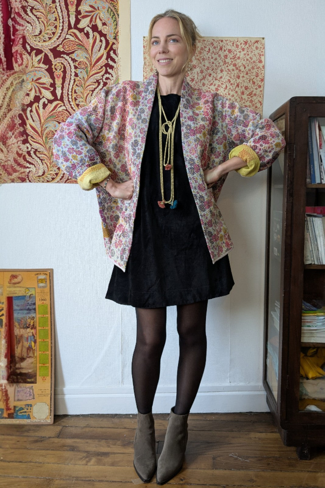 Veste Kimono Kantha