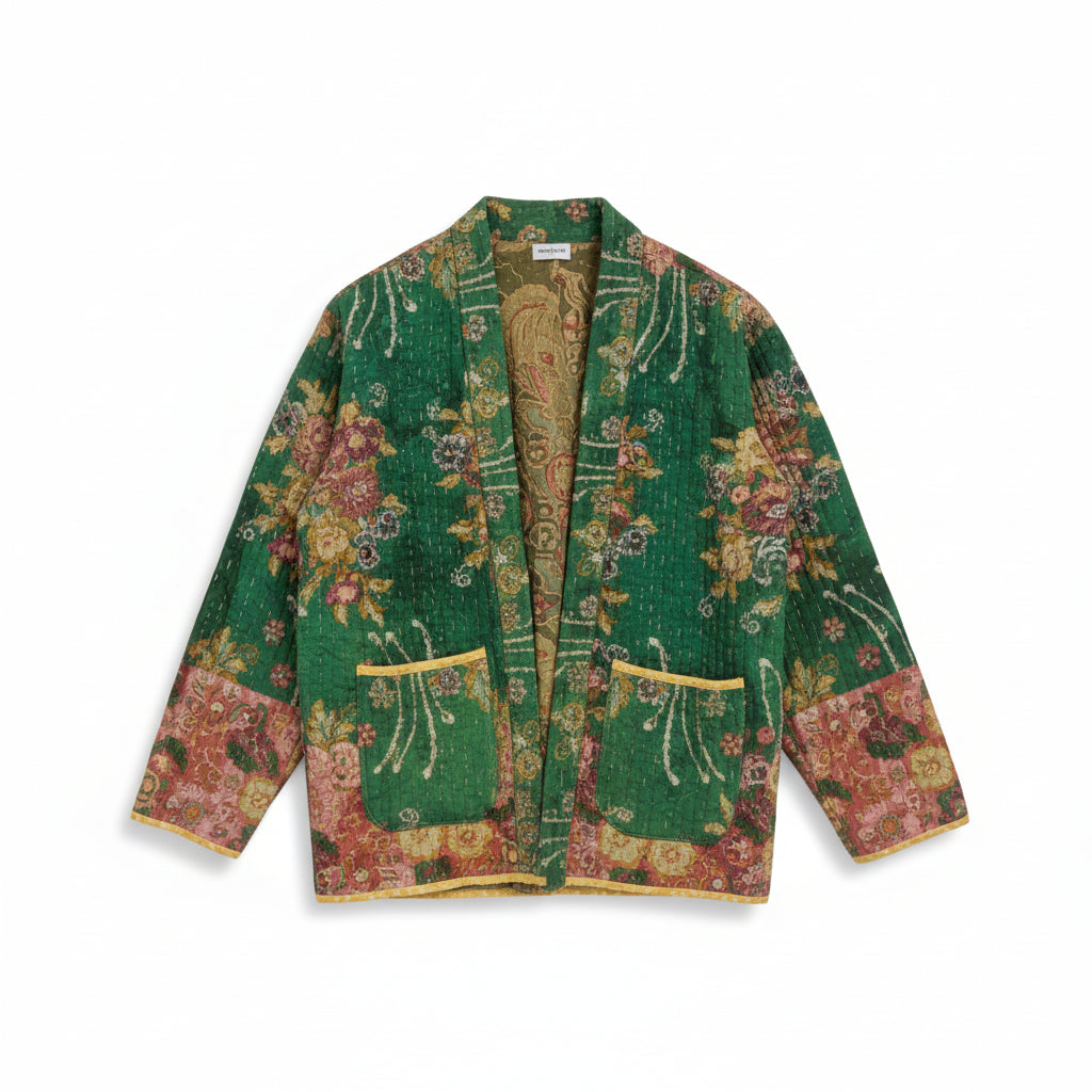 Veste Kimono Kantha DARJEELING