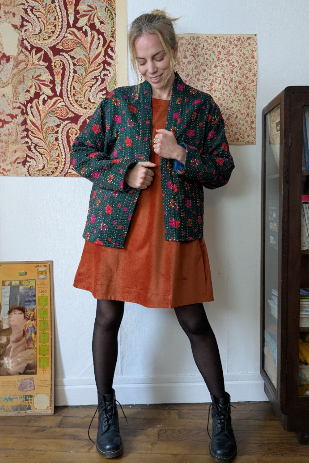 Veste Kimono Kantha Pakistan