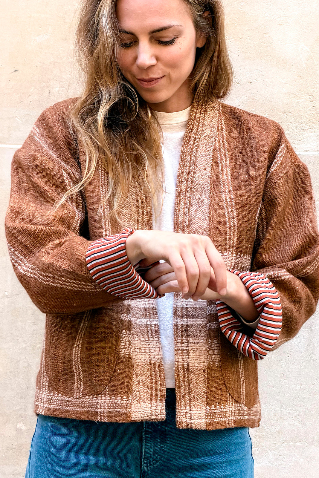 veste laine tone mode