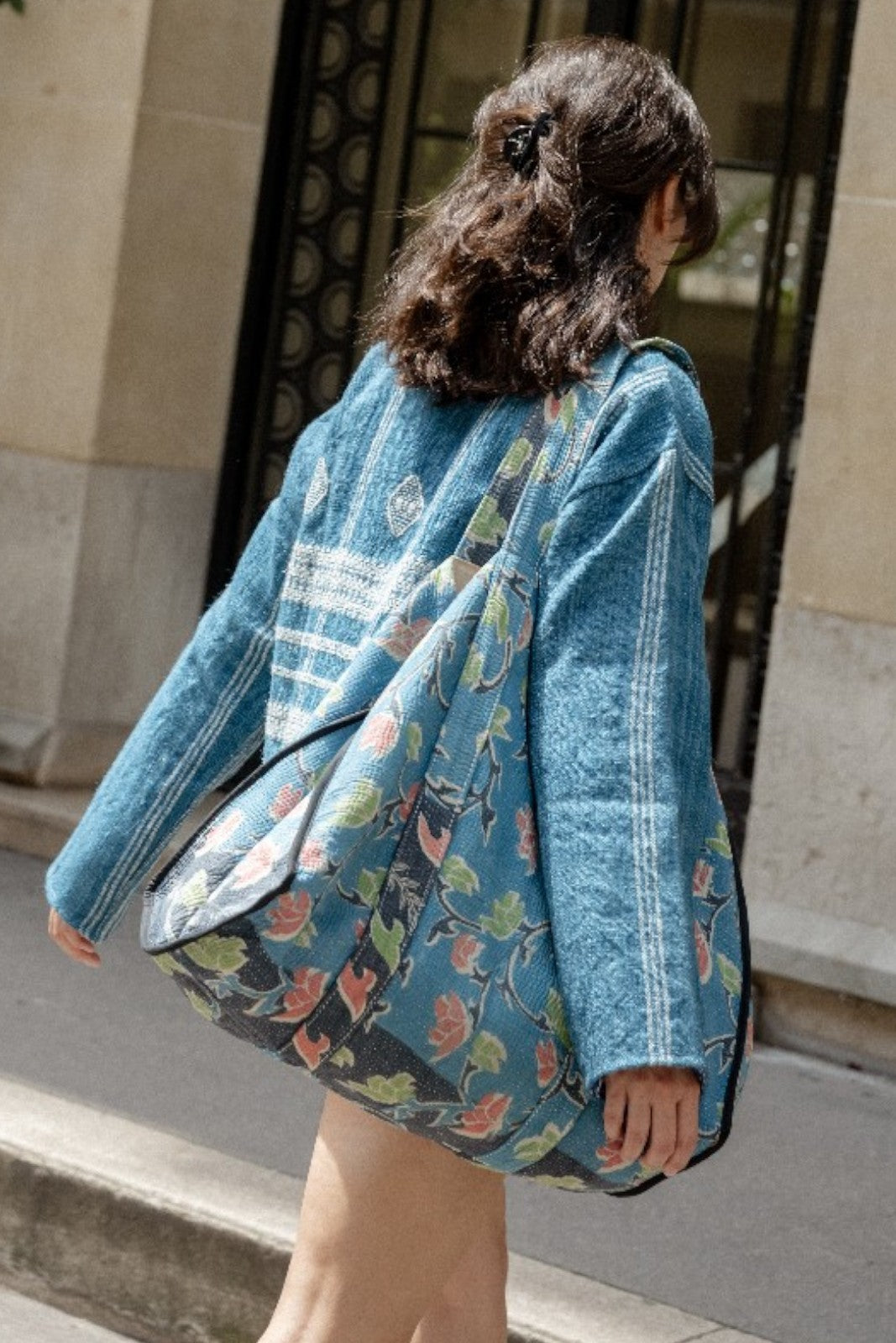 Veste Laine tone BLEU