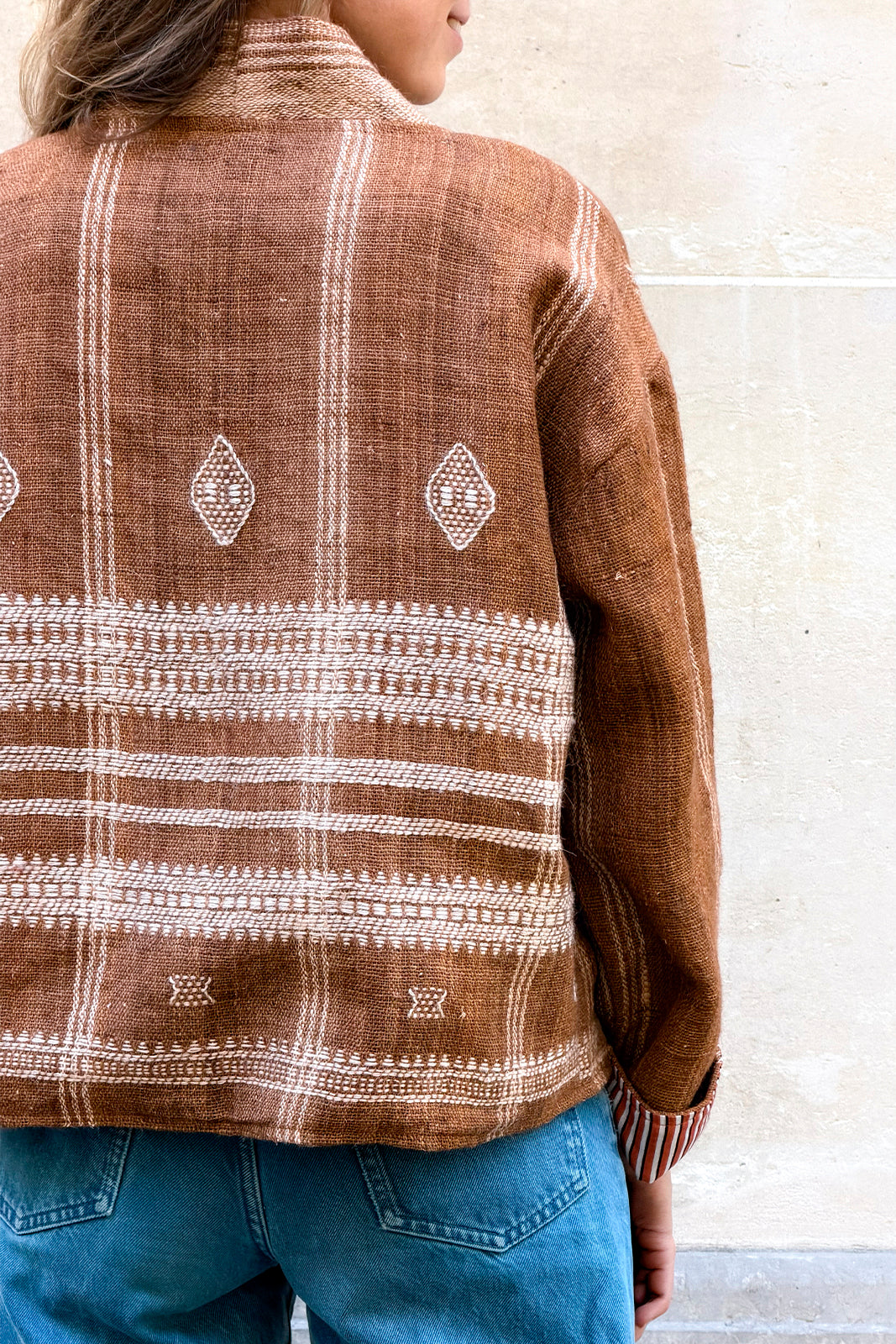 Veste Laine tone TERRACOTTA