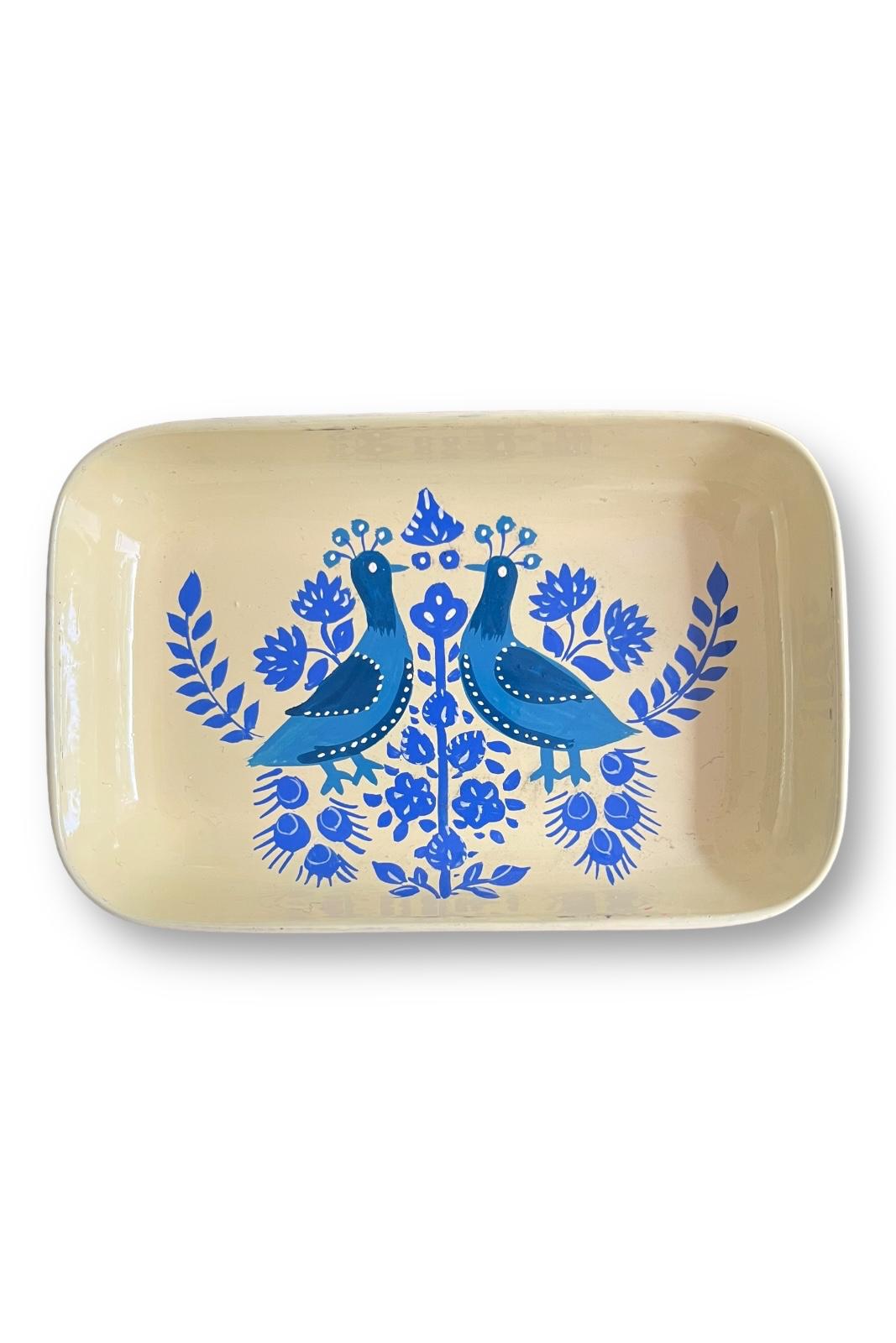 Vide-Poche Srinagar PEACOCK CREME