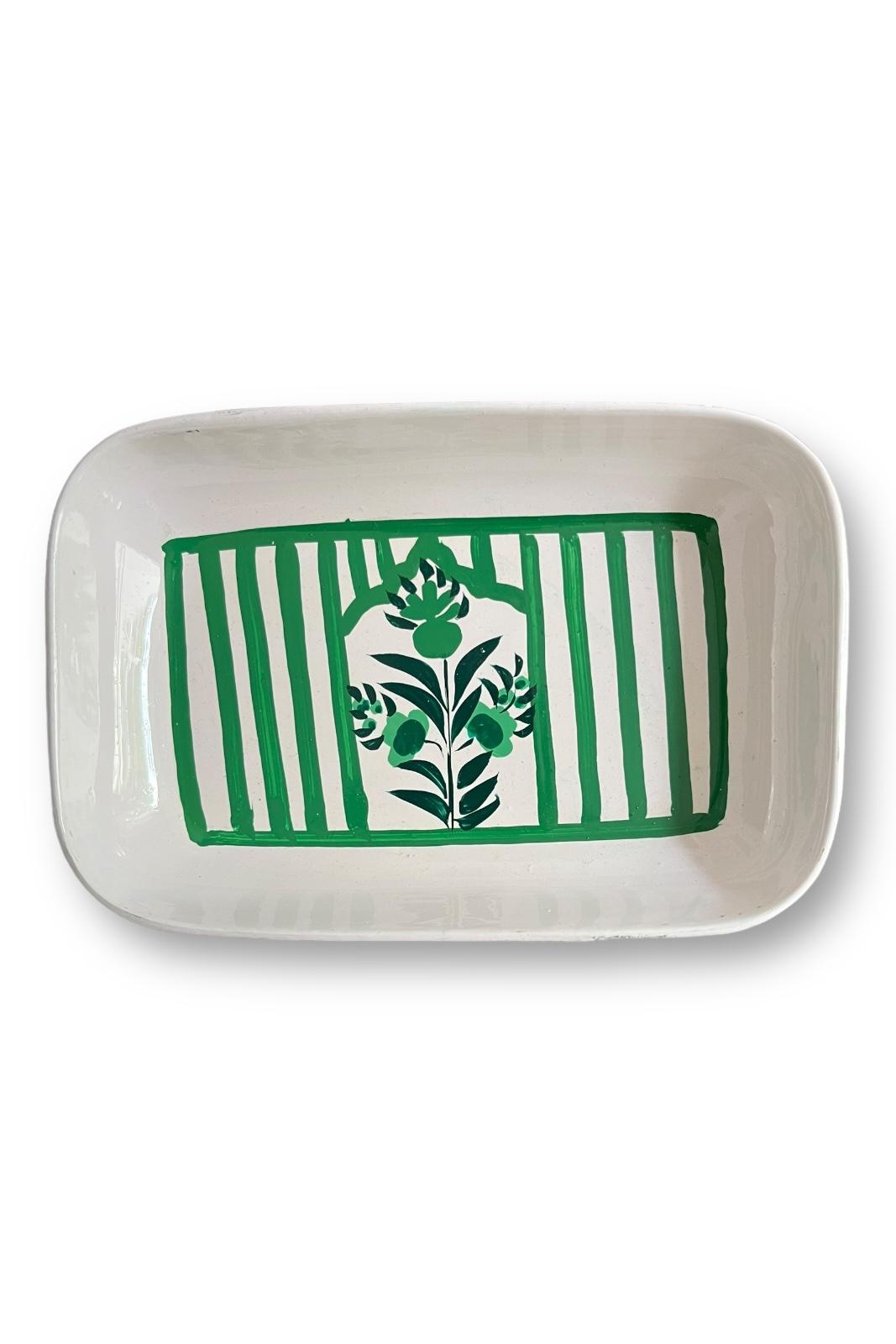 Vide-Poche Srinagar STRIPES VERT