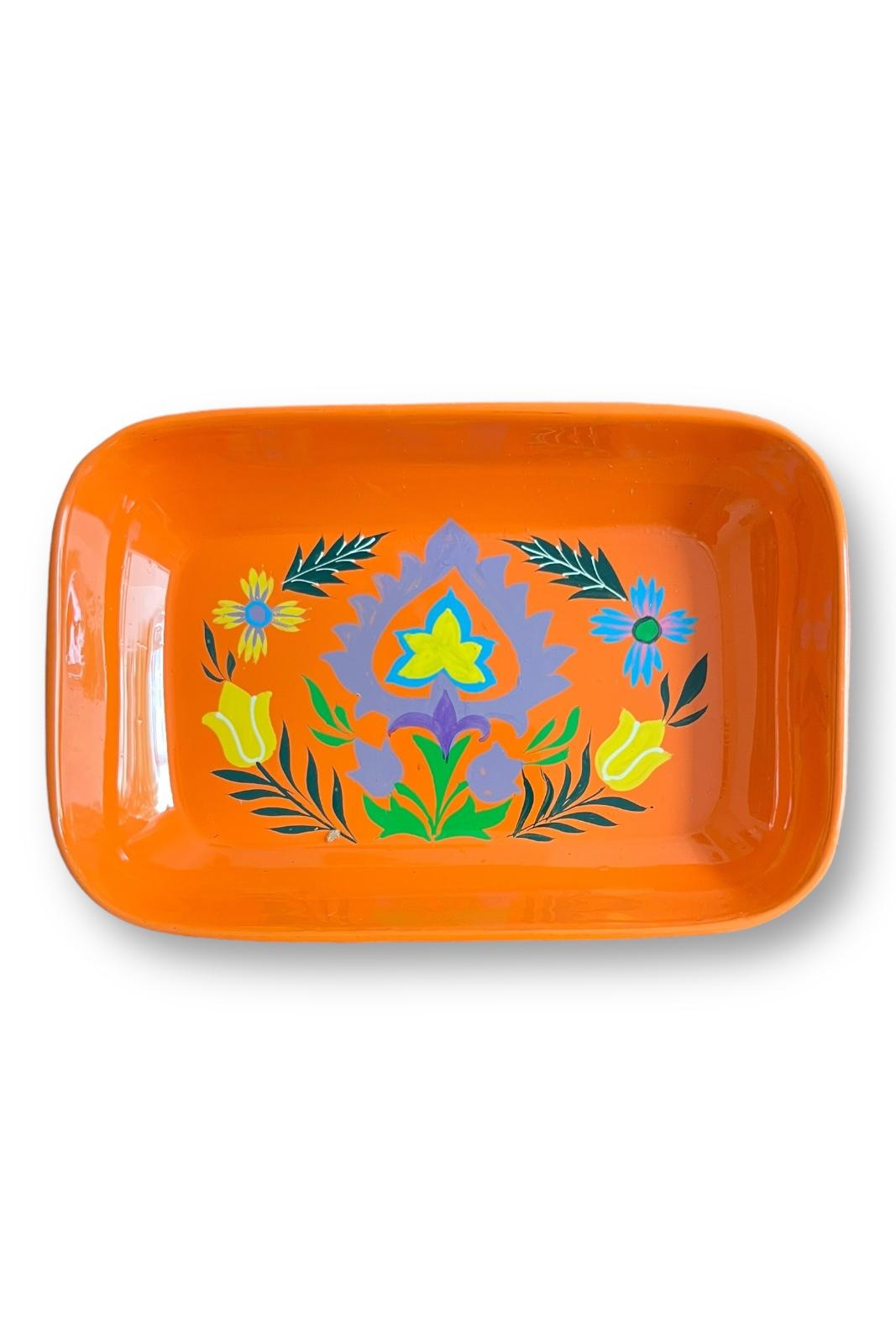 Vide-Poche Srinagar SUZANI ORANGE