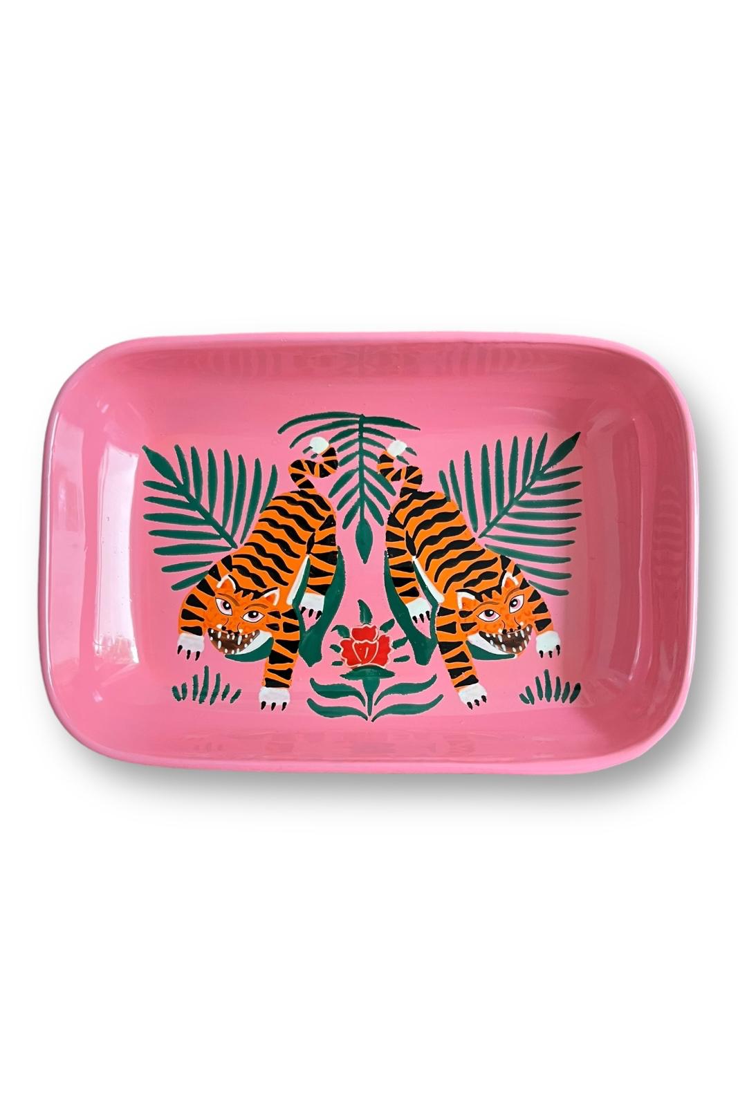 Vide-Poche Srinagar TIGRE FUSCHIA