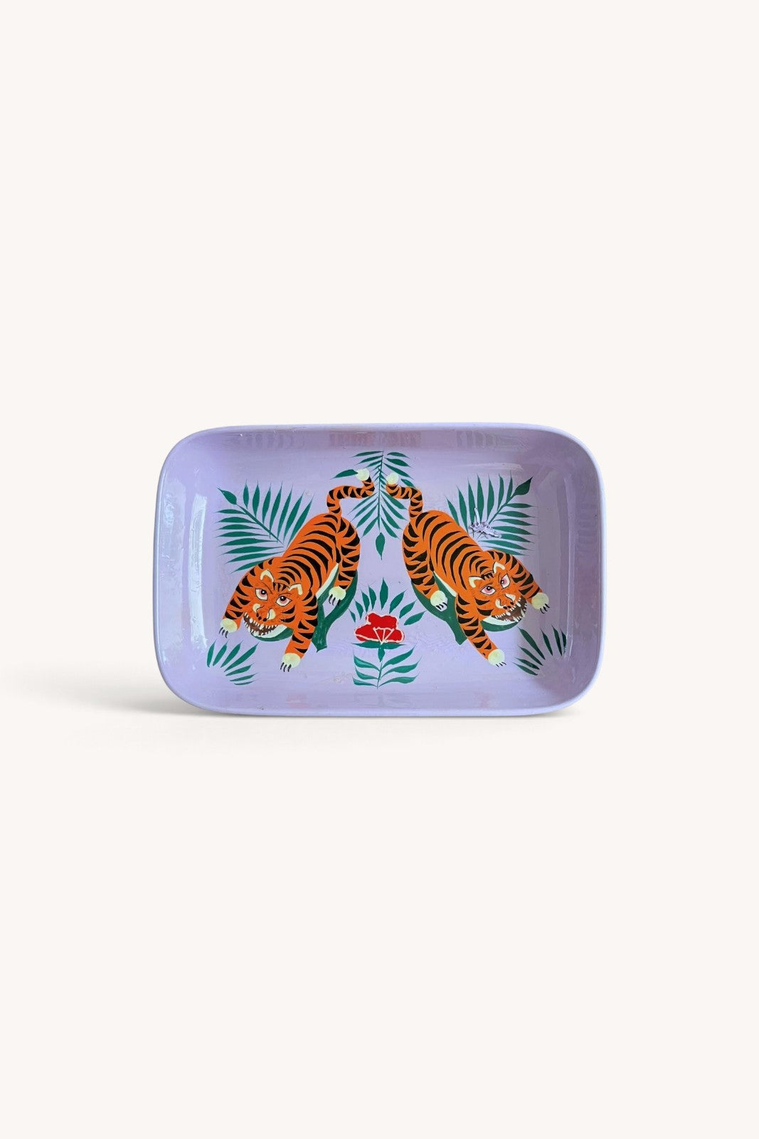 Vide-Poche Srinagar TIGRE MAUVE