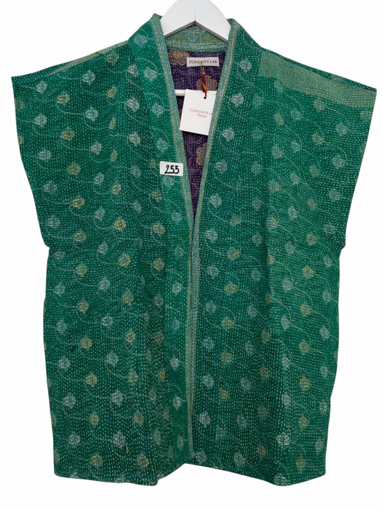 Gilet Daada Kantha VERT
