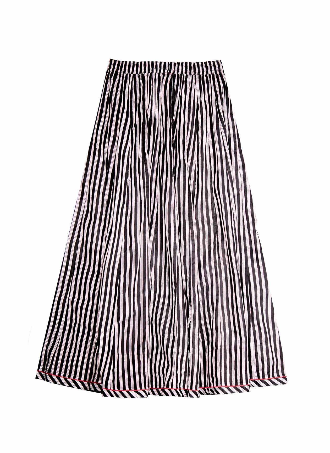 Jupe Longue Lengha STRIPES NOIR