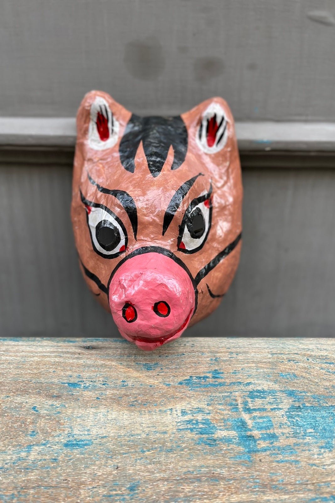 Masque en Papier Mâché Mukhauta ANE