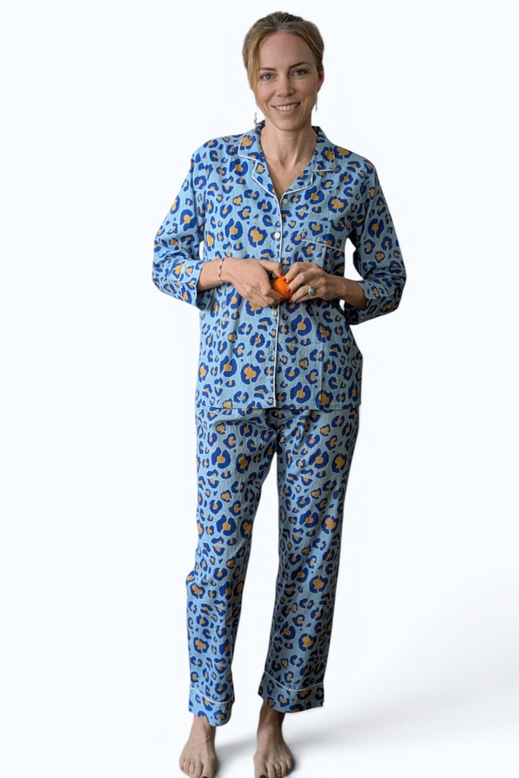 Pyjama Léopard BLEU