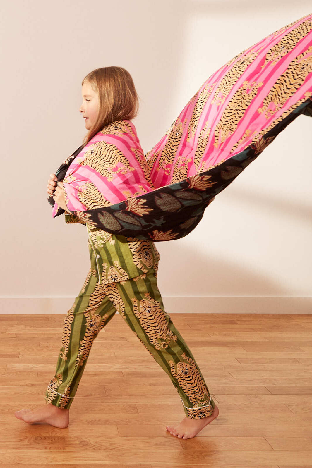 Pyjama Set Mandu Kids 8 ANS TIGRE KAKI