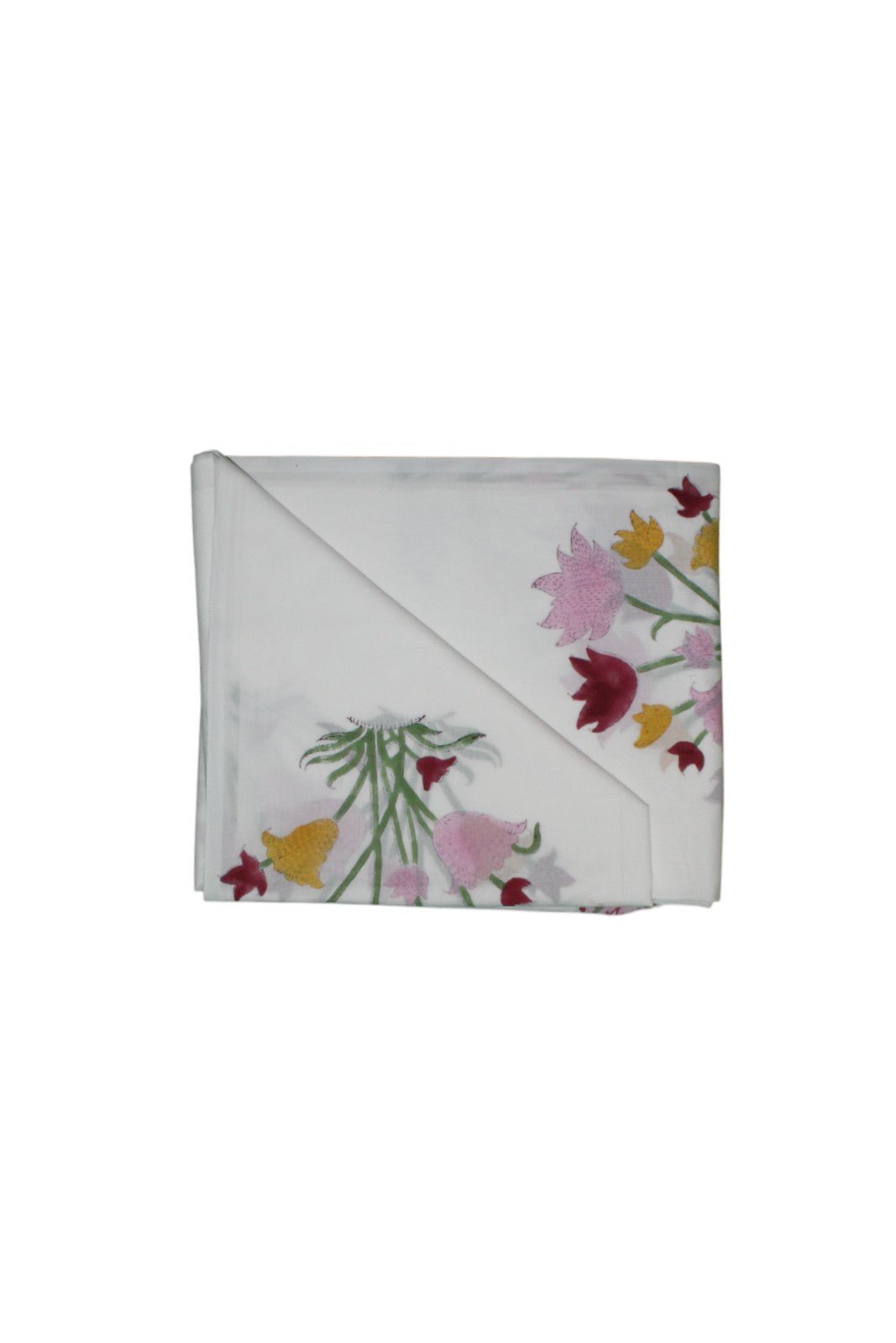 Rideau Block print HIBISCUS ROSE