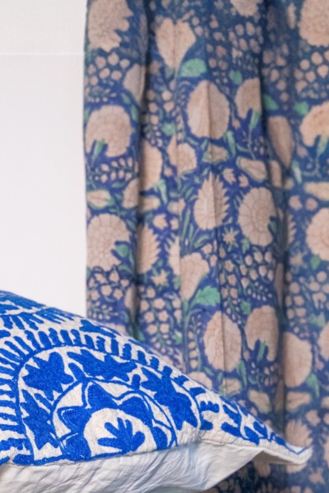 Rideau Block print BLEU