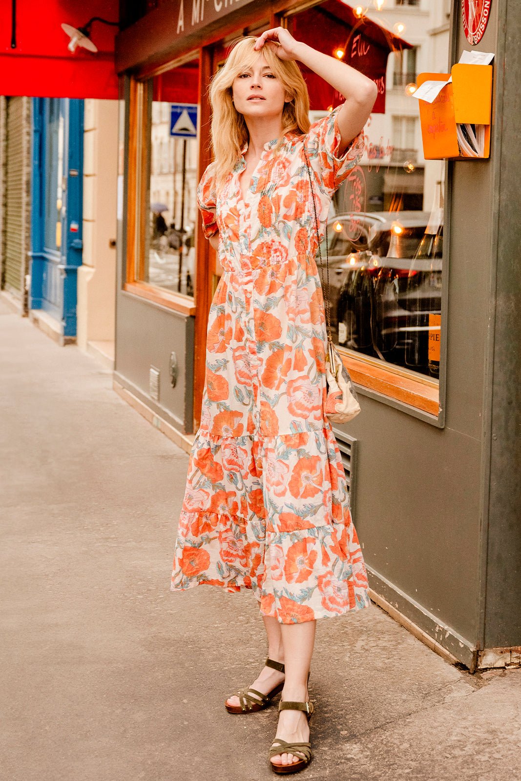 Robe Butterfly ABRICOT