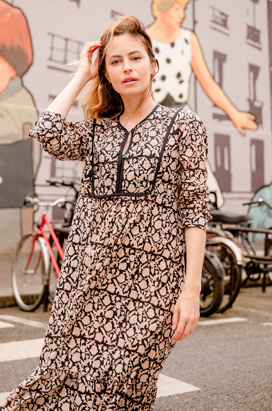 Robe Longue Yoke