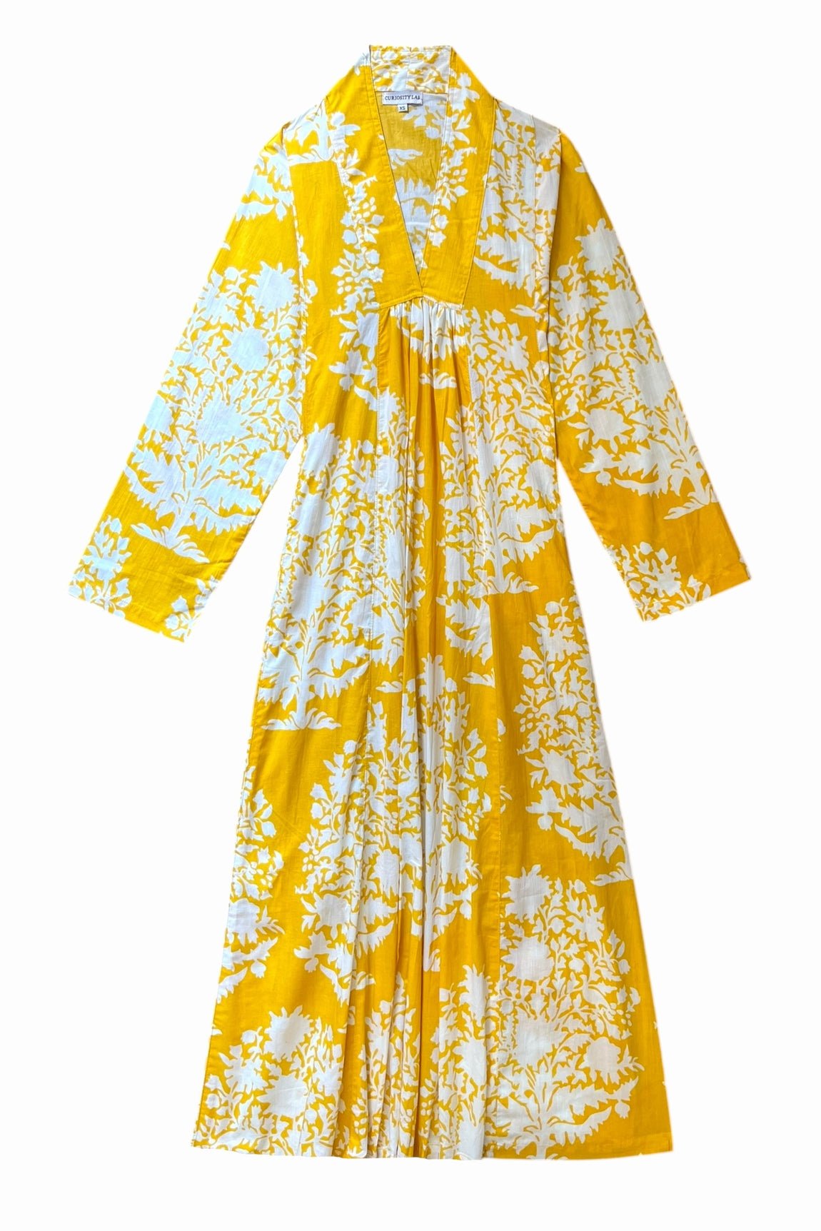 Robe Palladio FLORAL JAUNE