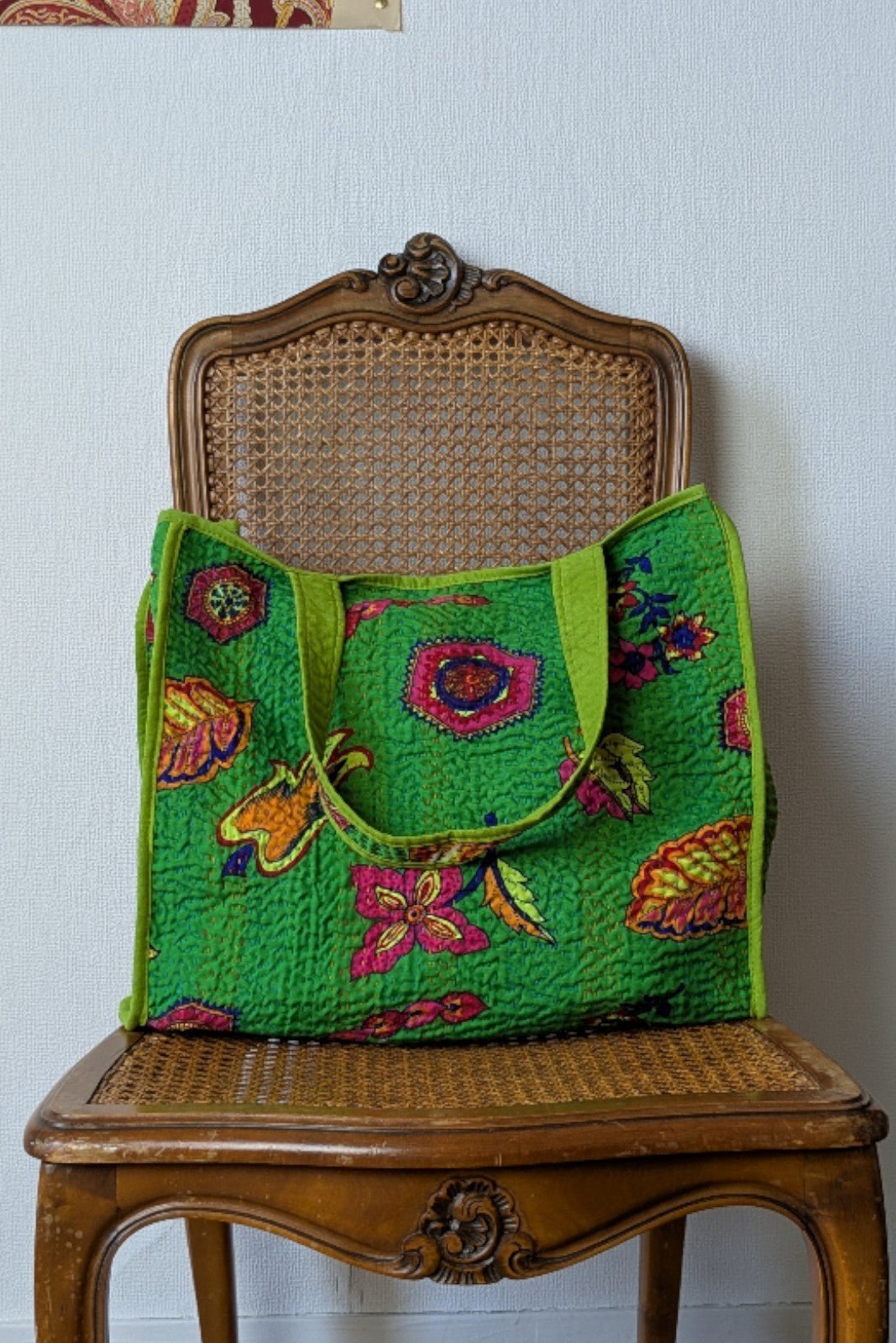 Shopping bag Pakistan VERT POMME