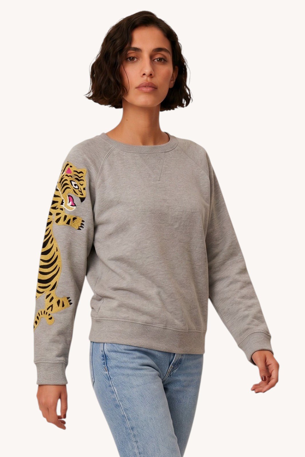 Sweat Tigre brodé