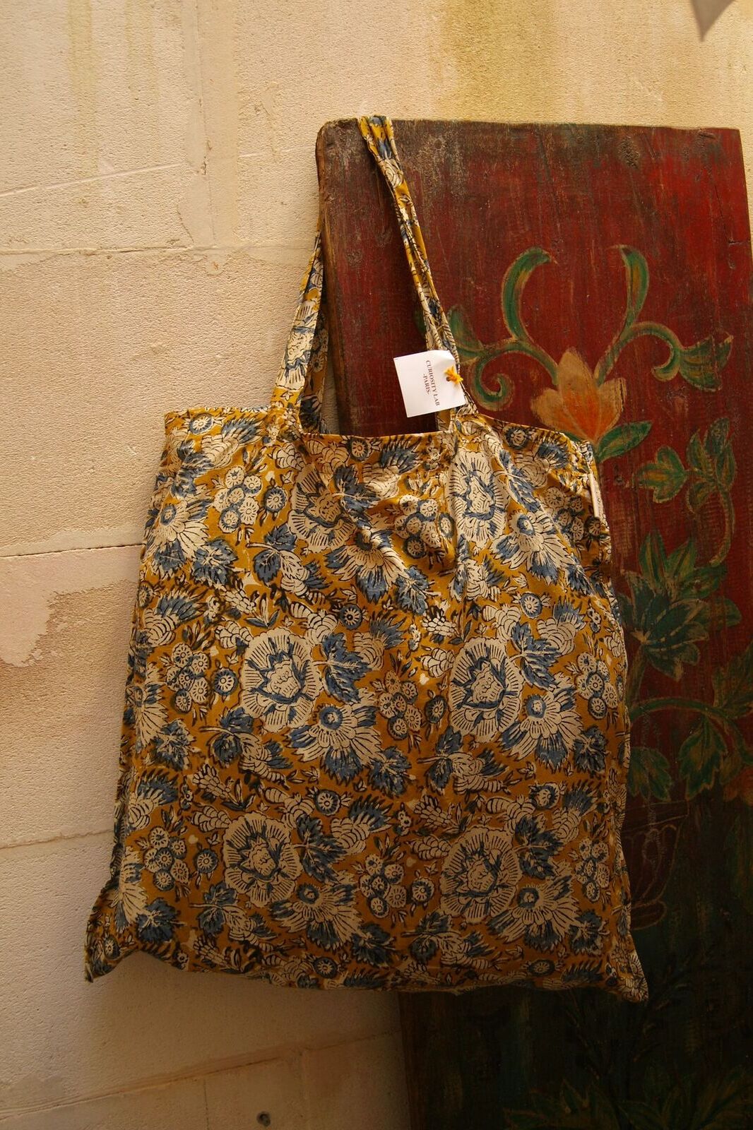Tote Bag Block Print - Curiosity Lab
