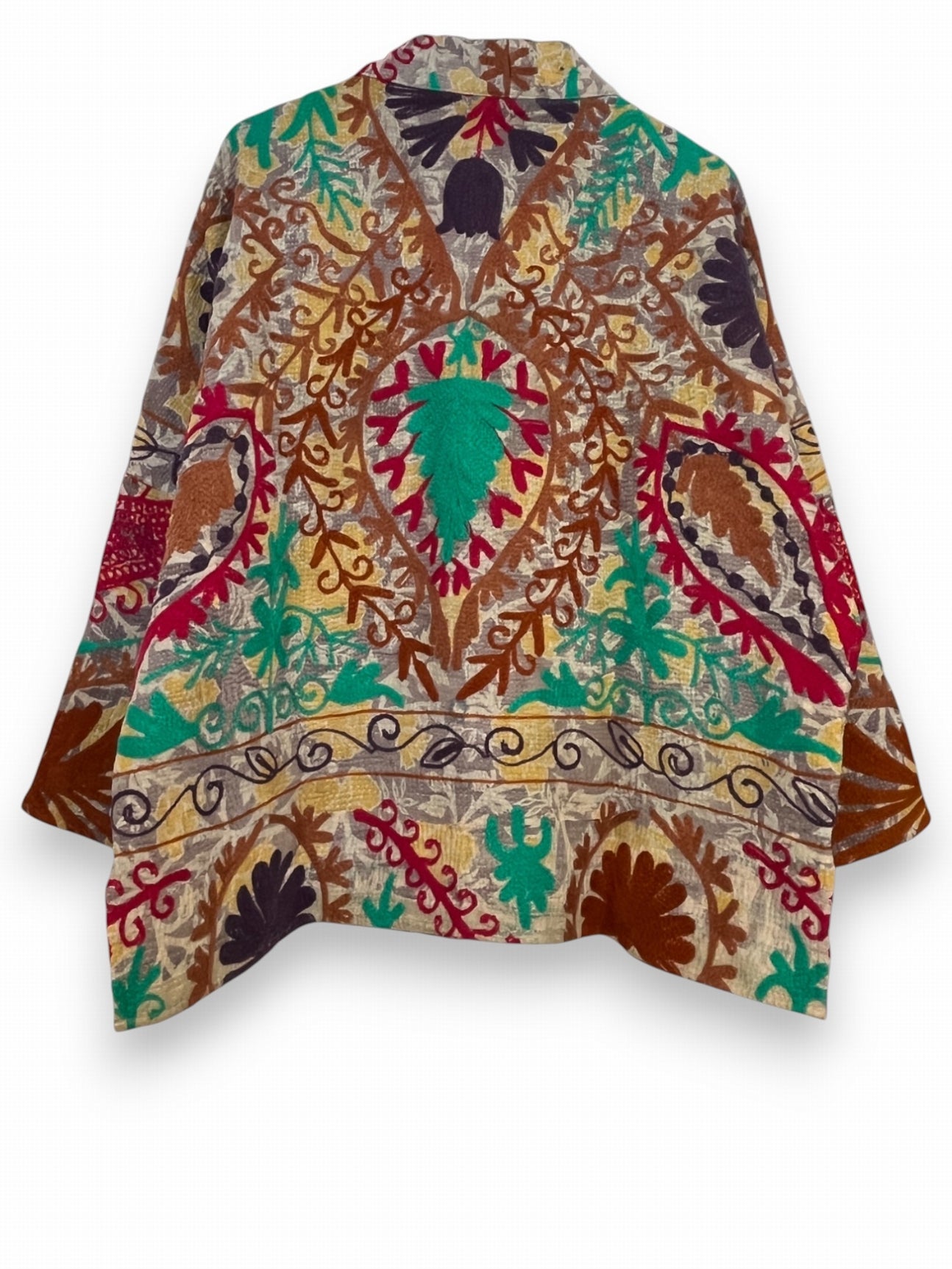 Veste Bengal Kantha brodé
