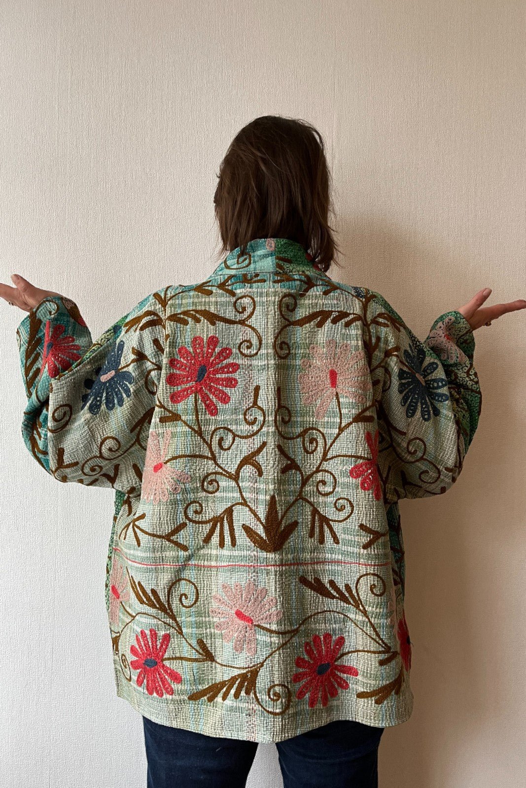 Veste Bengal Kantha brodé - Curiosity Lab