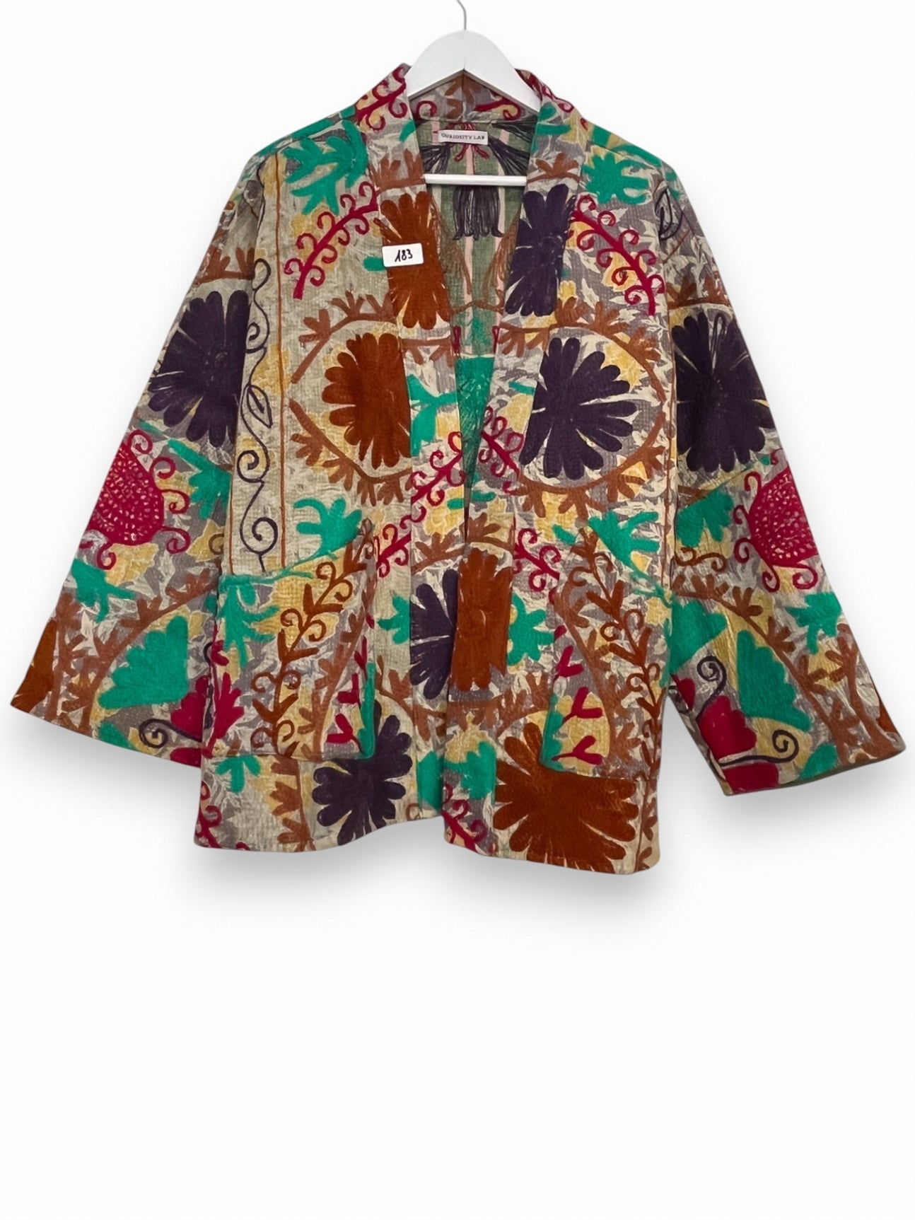 Veste Bengal Kantha brodé SATHAMBA