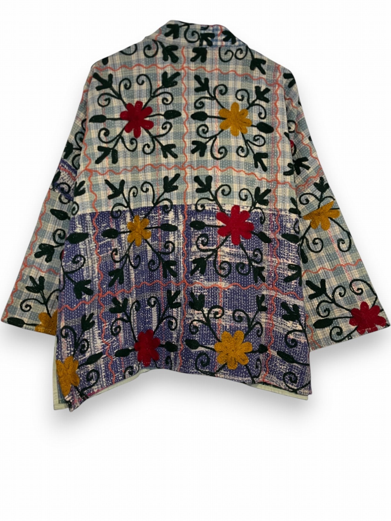 Veste Bengal Kantha brodé