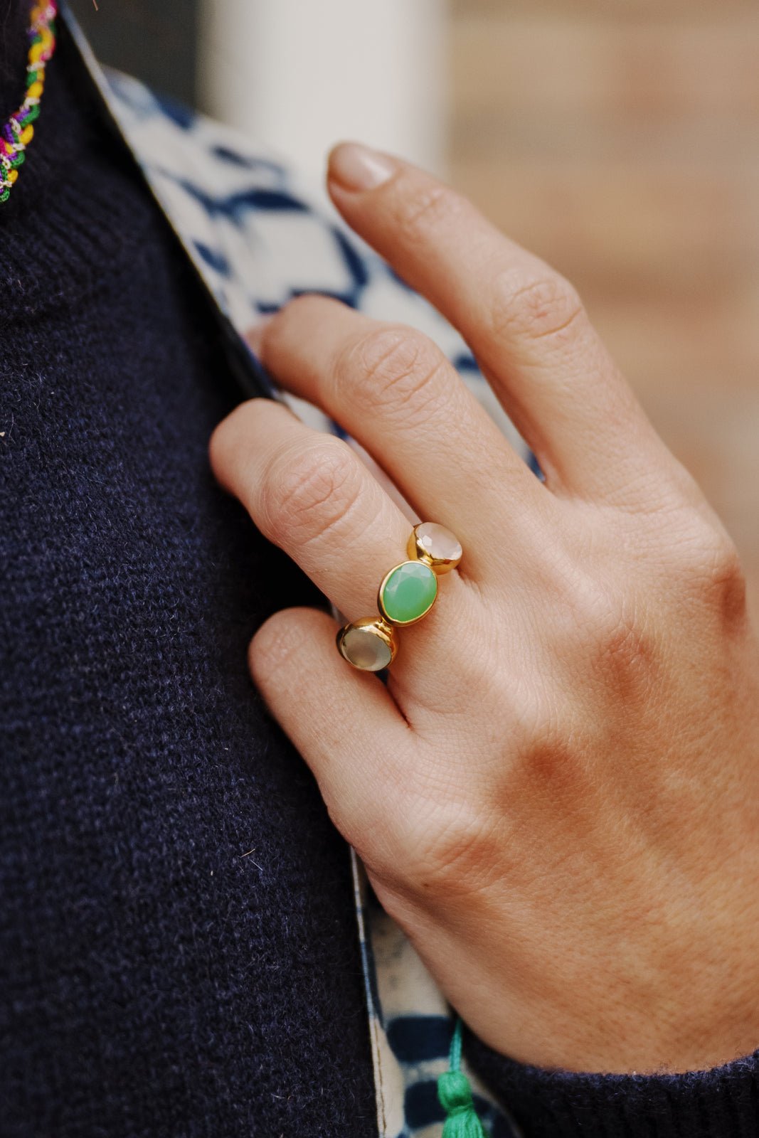 Bague Maltée Multipierre - Curiosity Lab