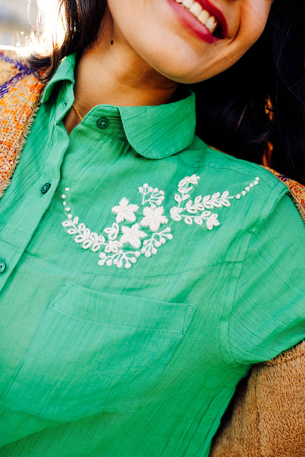 chemise femme kadhaee coton indien
