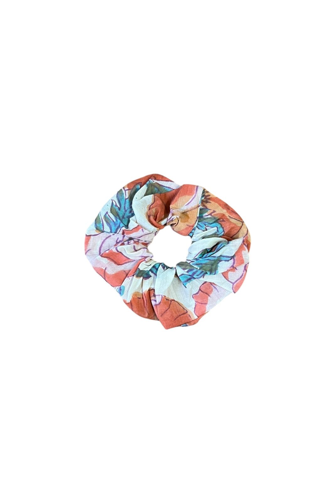 Chouchou coton BLANC