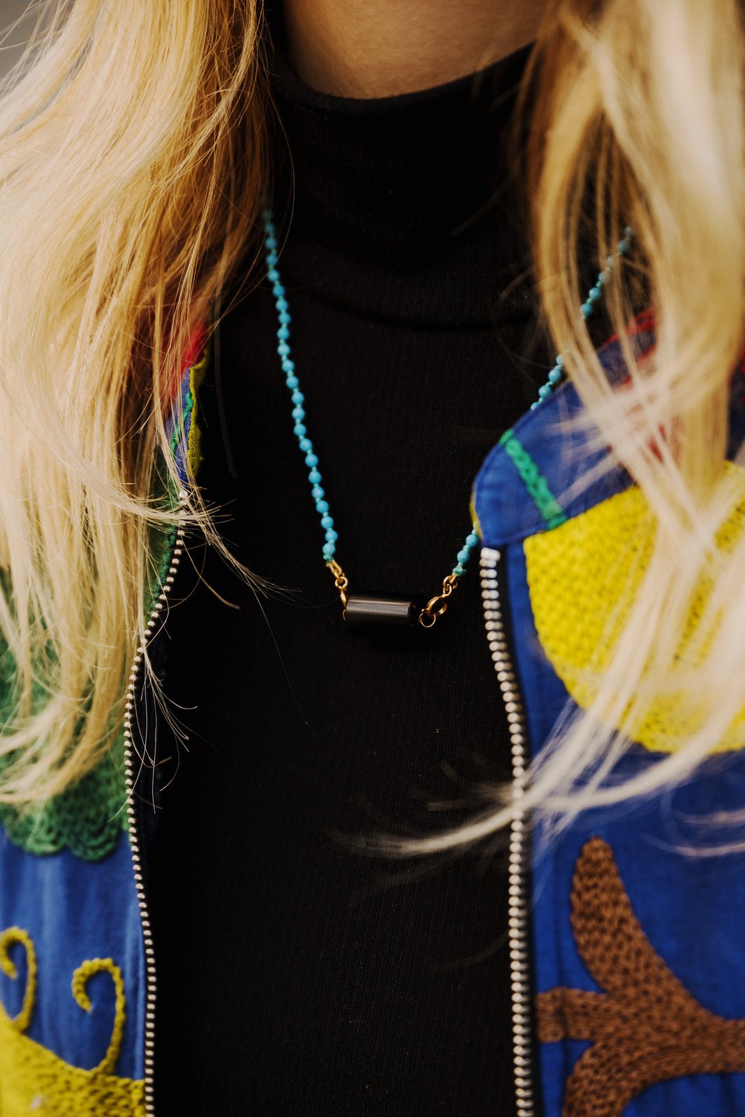 Collier Silendar ONYX NOIR