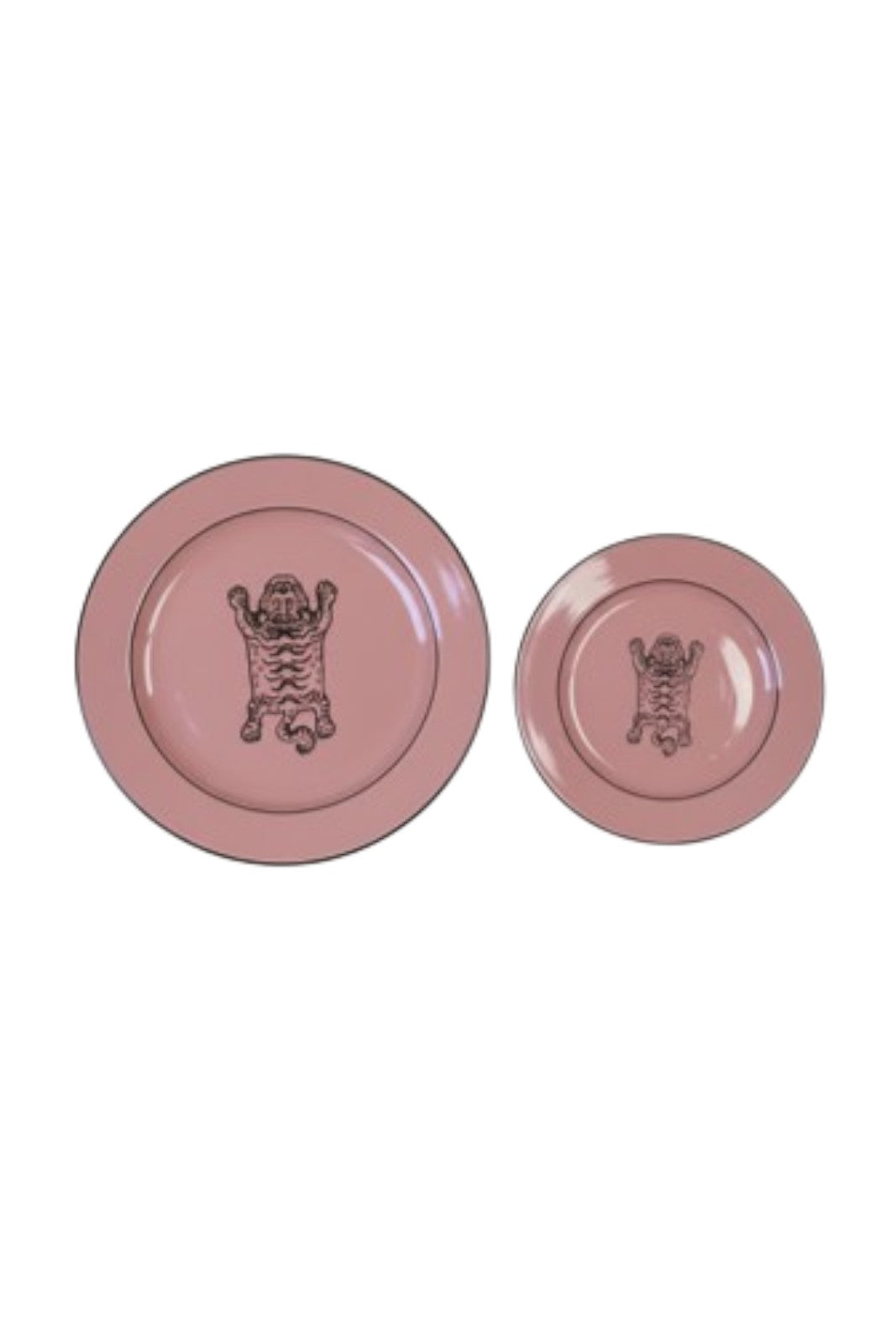 Assiette Cl x Nikko TIGRE ROSE