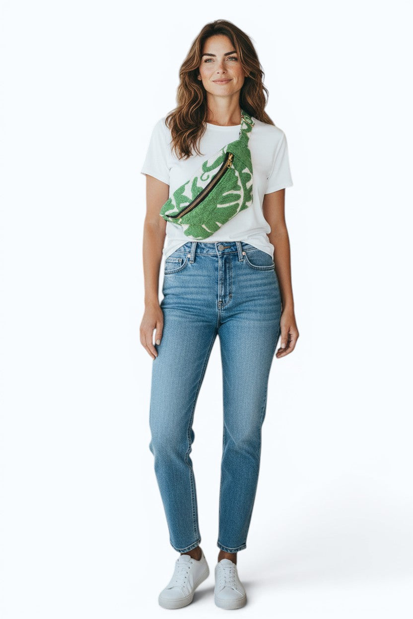 Banane Bengale Suzani CREME VERT