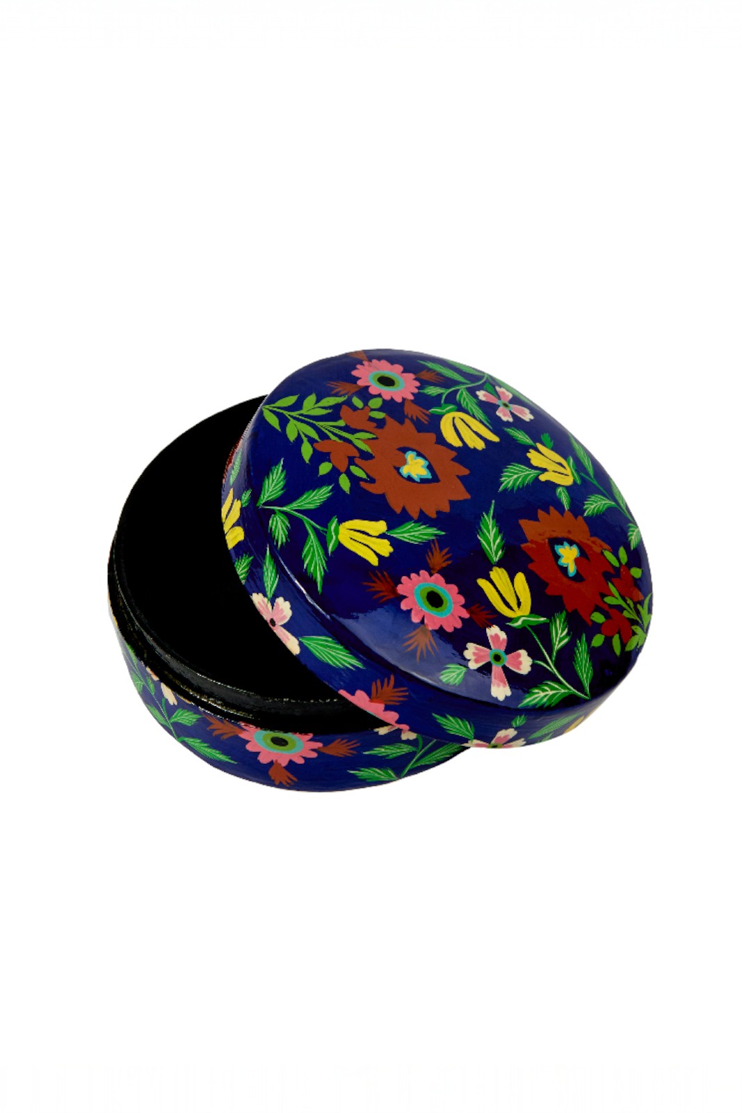 boite ronde srinagar papier mache