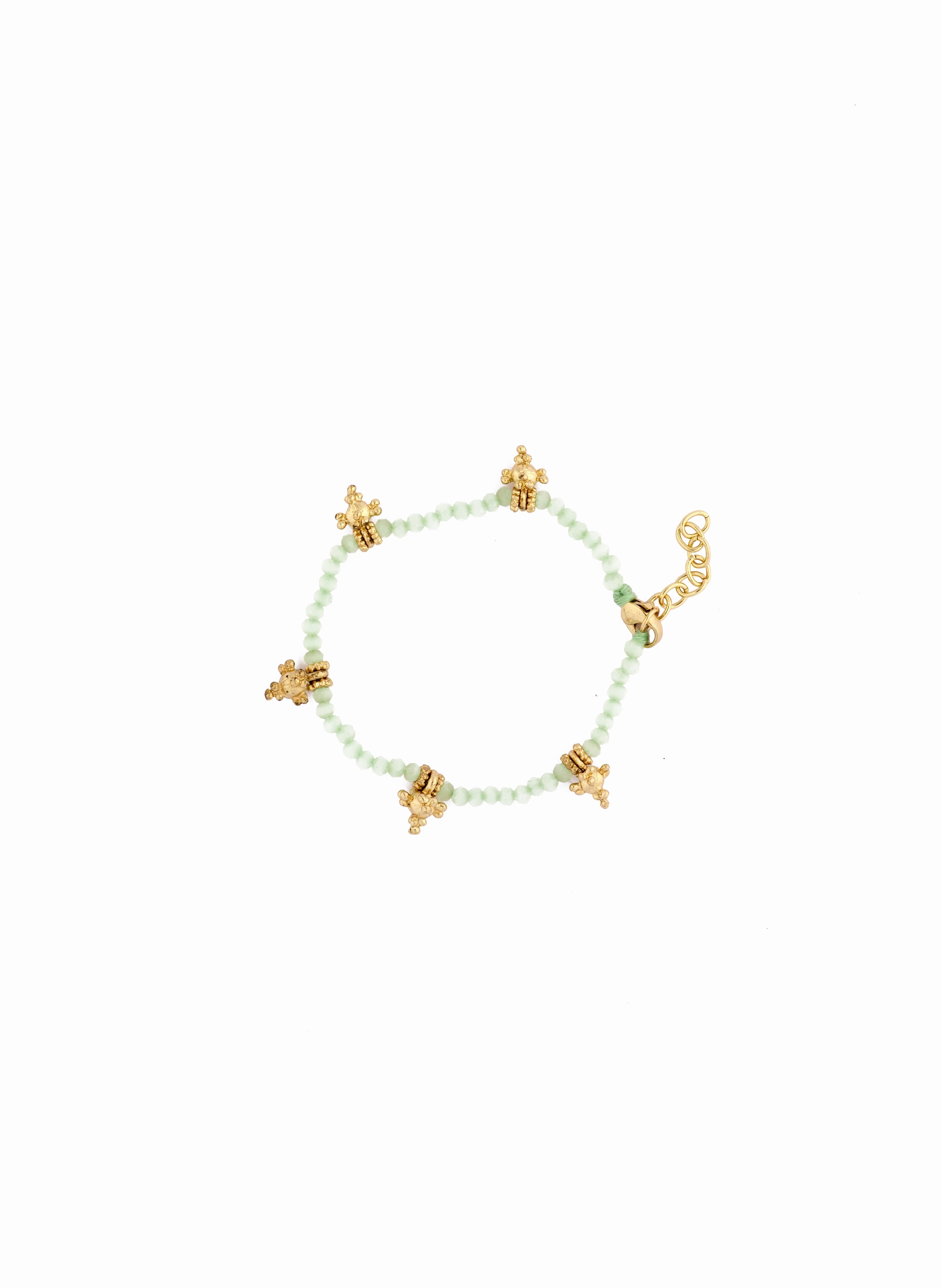 bracelet sri laiton et perles